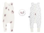 Reversible Sleeping Bag with Legs (1-2 years) Jungle_Bird/Black_Dots - Image 13