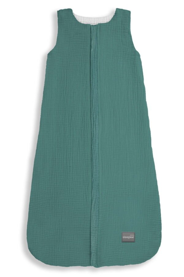 Muslin Sleeping Bag (4-24 months) Ocean_Green