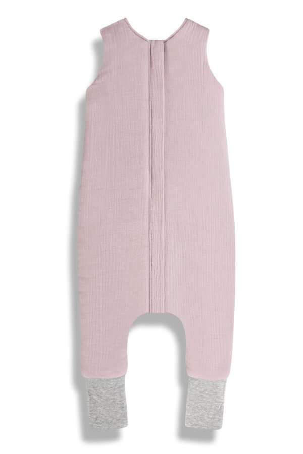 Musselin-Schlafsack mit Beinen (1-2 Jahre) Rose