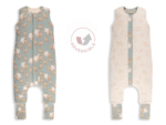 Reversible Sleeping Bag with Legs (1-2 years) Vintage Animals Sky Blue - Afbeelding 15