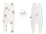 Reversible Sleeping Bag with Legs (1-2 years) Jungle_Bird/Black_Dots - Image 26