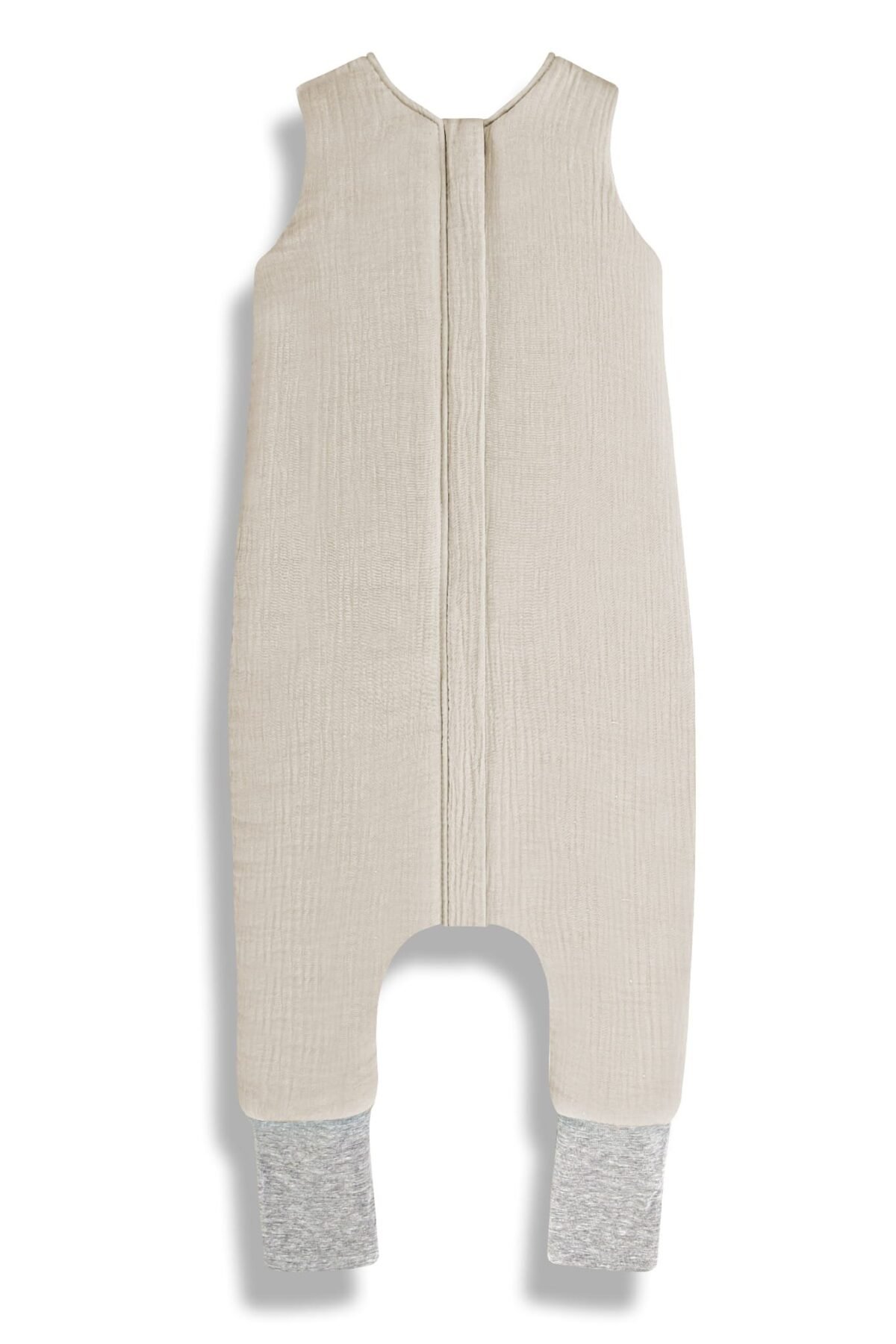 Muslin Sleeping Bag with Legs (1-2 years) Sand - Image 10