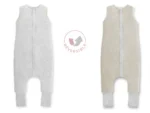 Reversible Sleeping Bag with Legs (1-2 years) Beige - Image 15