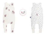 Reversible Sleeping Bag with Legs (1-2 years) Jungle_Bird/Black_Dots - Image 15
