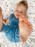 Lightwear Sleeping Bag with Legs (6-12 months) Ocean_Green - Image 22