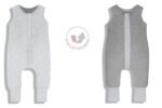 Reversible Sleeping Bag with Legs (6-12 months) Melange_Grey – Image 22