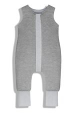 Reversible Sleeping Bag with Legs (6-12 months) Melange_Grey – Image 12