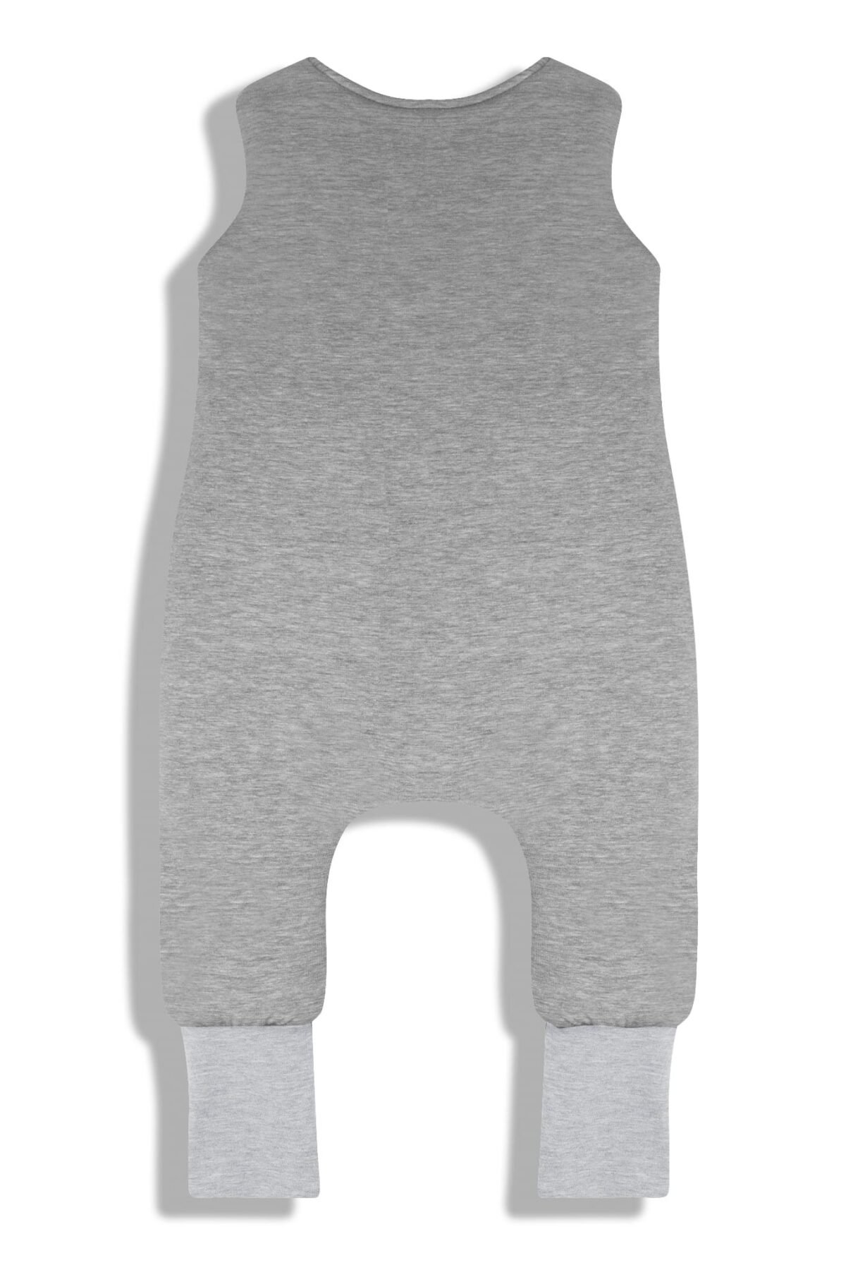Reversible Sleeping Bag with Legs (6-12 months) Melange_Grey – Image 16