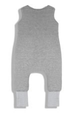 Reversible Sleeping Bag with Legs (6-12 months) Melange_Grey – Image 16