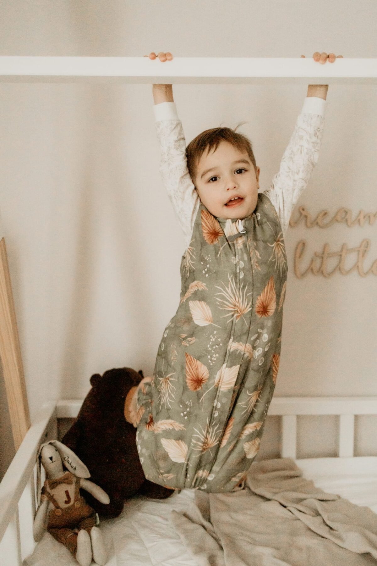 Reversible Sleeping Bag with Legs (1-2 years) Beige - Image 24