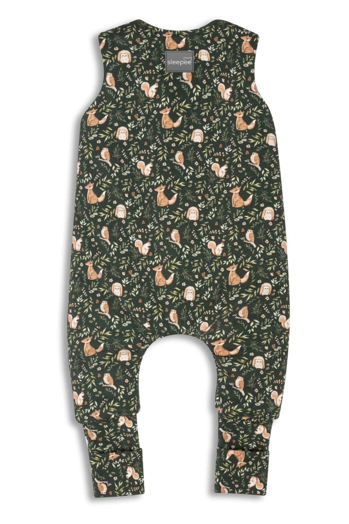Reversible Sleeping Bag with Legs XS (6-12 months) Green Forest – Bild 4