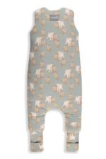 Reversible Sleeping Bag with Legs (1-2 years) Vintage Animals Sky Blue - Afbeelding 17