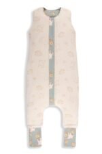 Reversible Sleeping Bag with Legs (1-2 years) Vintage Animals Sky Blue - Afbeelding 18