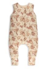 Reversible Sleeping Bag with Legs (6-12 months) Vintage Animals Cream - Afbeelding 10