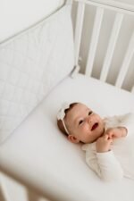 Modular baby cot bumper Khaki - Afbeelding 8