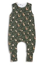 Reversible Sleeping Bag with Legs XS (6-12 months) Green Forest – Bild 3