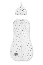 Second Step Swaddle Black Dots + Cap - Image 11