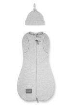 Second Step Swaddle Light Grey + Cap - Image 11