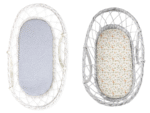 Carrycot/Gondola Bedsheet 2-pack Ivory Forest /Grey - Afbeelding 4