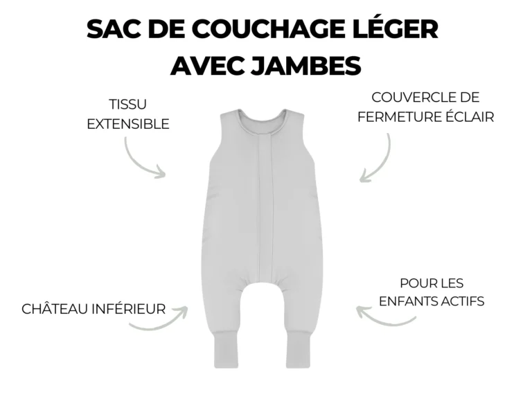 Gigoteuse Lightwear avec jambes