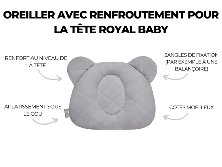 Oreiller pour modeler la tête Royal Baby
