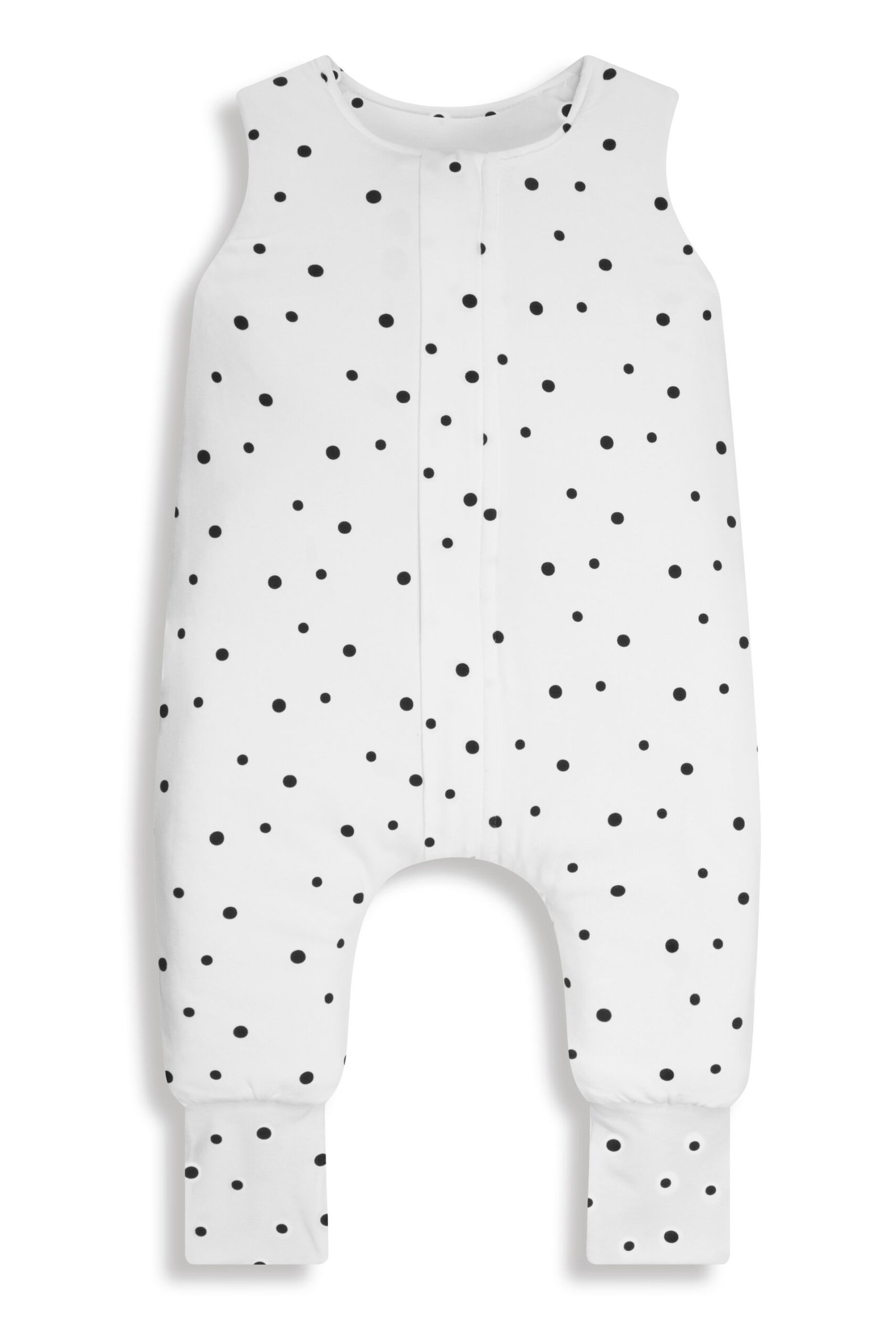 c3978f49d6d76f413f035113d59cebc6.jpg Sleeping Bag with legs XS (6-12 months) Black Dots – Bild 1